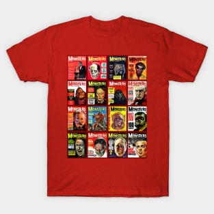 Famous Monsters Collage Series 1 T-Shirt